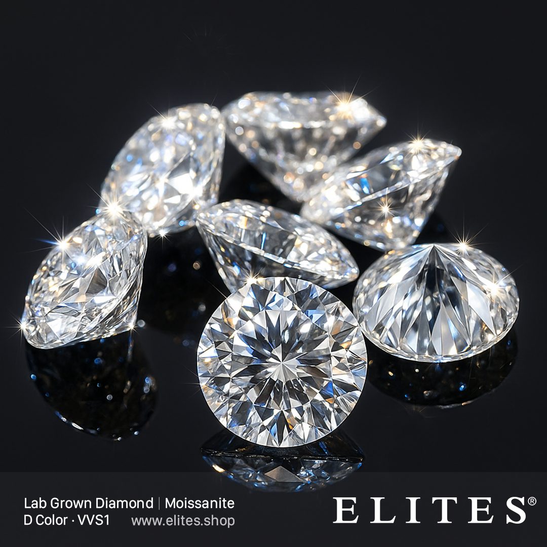 ELITES Moissanite Diamond Stones Sparkles – Lab Grown