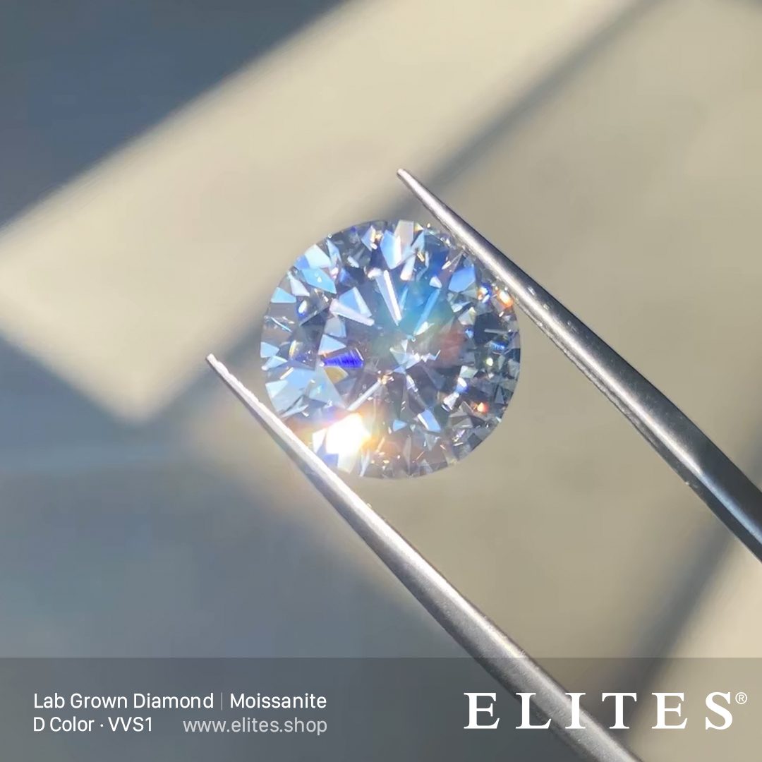 ELITES Moissanite Loose Stone VVS1 – Lab Grown