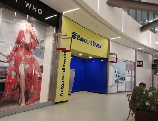 Terminal de auto atendimento do Banco do Brasil
