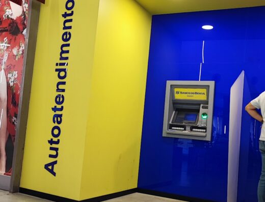 Terminal de auto atendimento do Banco do Brasil