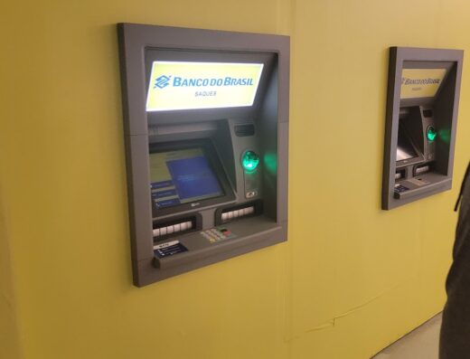Terminal de auto atendimento do Banco do Brasil