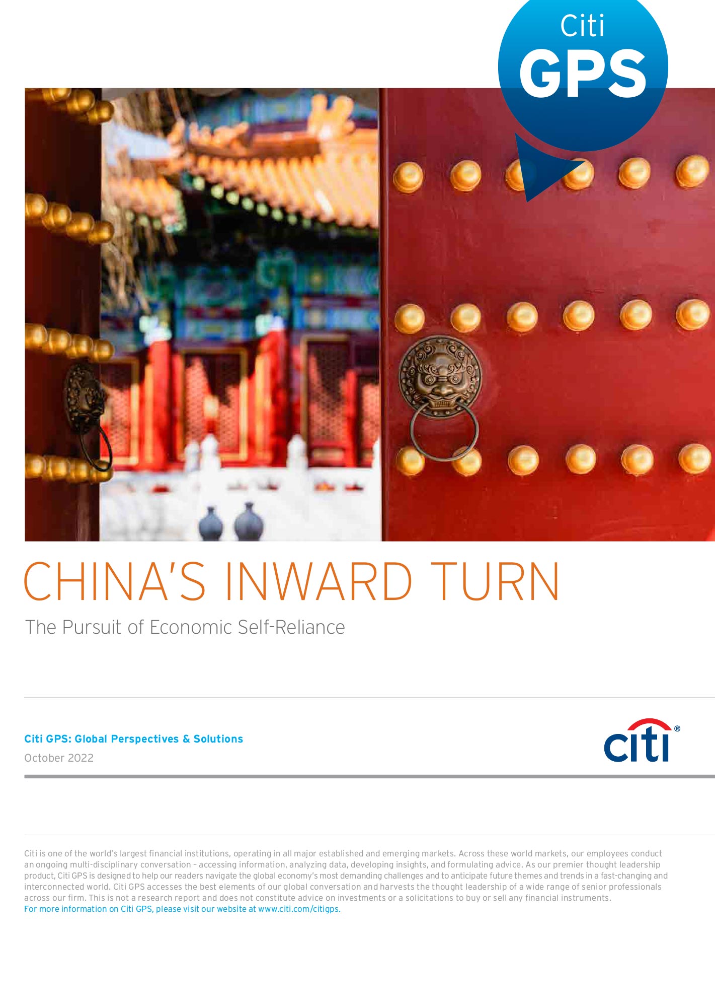 China's Inward Turn
