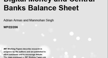 Digital Money & Central Banks Balance Sheet